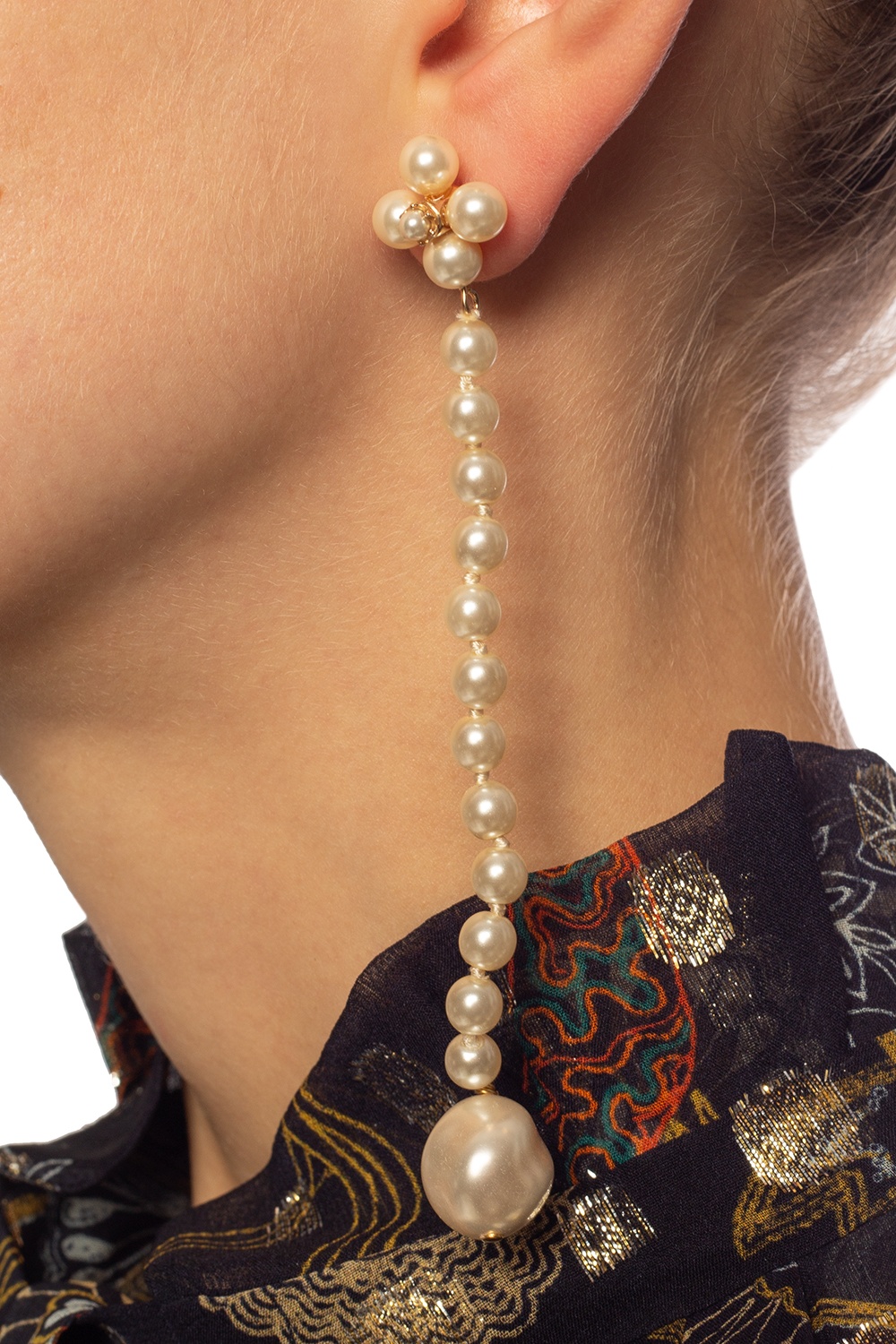 Loewe gold pearl earrings buy